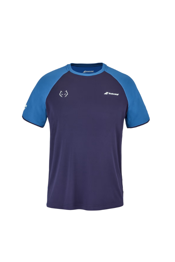 Tee Shirt Babolat Crew Neck Lebron Men Baritone Blue