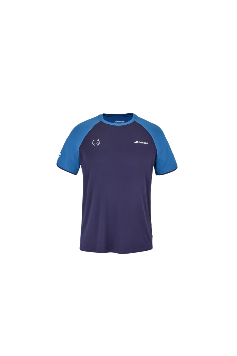 Tee Shirt Babolat Crew Neck Lebron Men  Baritone Blue