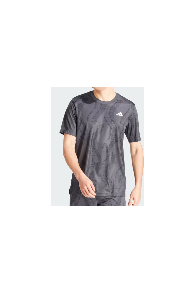 Tee Shirt  Adidas Club Graph Carbon/ Black Ip1882