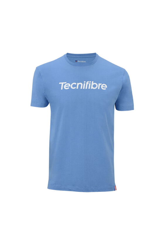 Team Cotton Tee Tecnifibre Boy  Azur