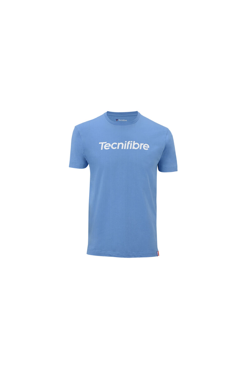 Team Cotton Tee Tecnifibre Boy  Azur