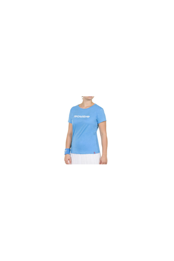 Team Cotton Tee Tecnifibre  Women Azur