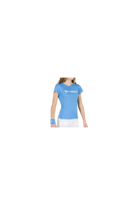 Team Cotton Tee Tecnifibre Girl Azur