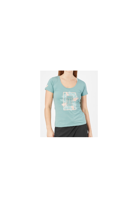 Tee Shirt Babolat Exercise Message Women  Trellis