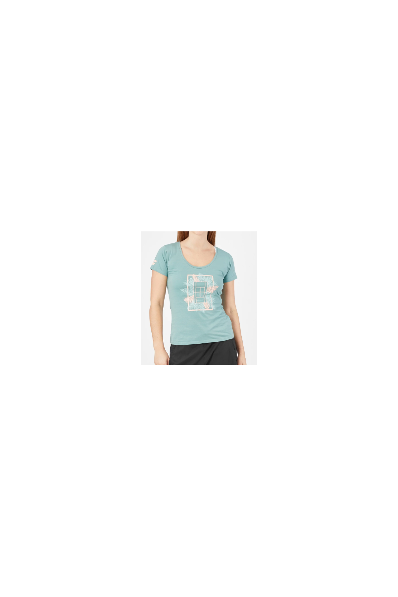 Tee Shirt Babolat Exercise Message Women  Trellis