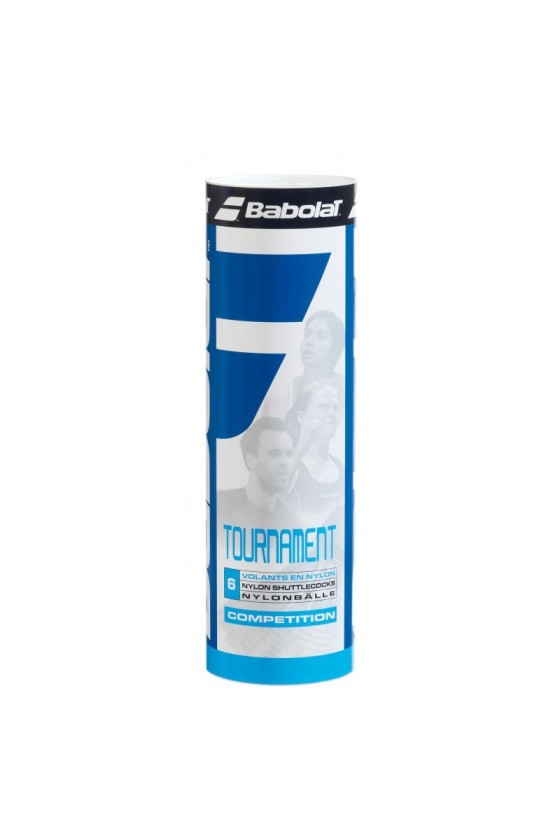 Volants Babolat Tournament Blanc X 6 - Ecosport Tennis, Padel, Running