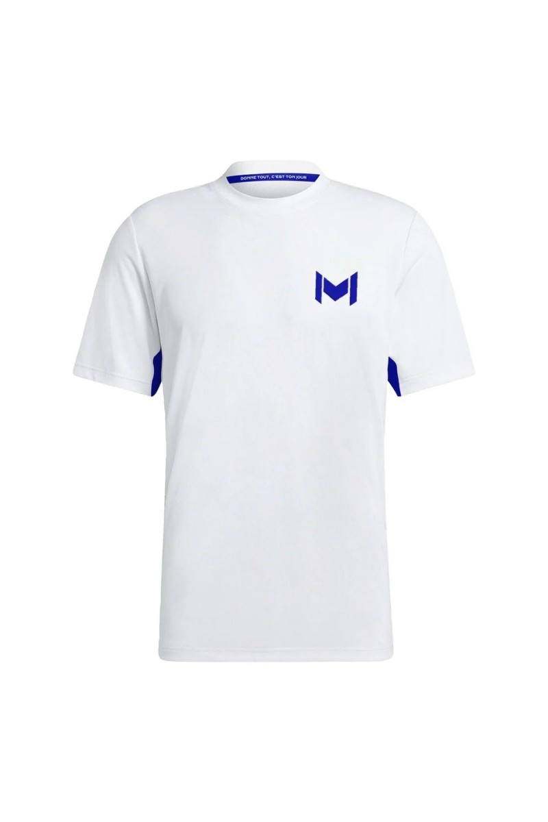 Tee Shirt Mouratoglou Tech+ Blanc - Ecosport Tennis, Padel, Running