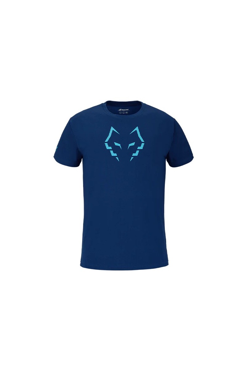 Tee Shirt Babolat Cotton J. Lebron 2025  Estate Blue - Ecosport Tennis, Padel, Running