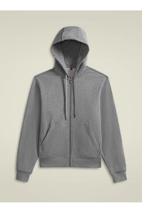 Sweat Wilson Team Zip Md Gry Hthr - Ecosport Tennis, Padel, Running