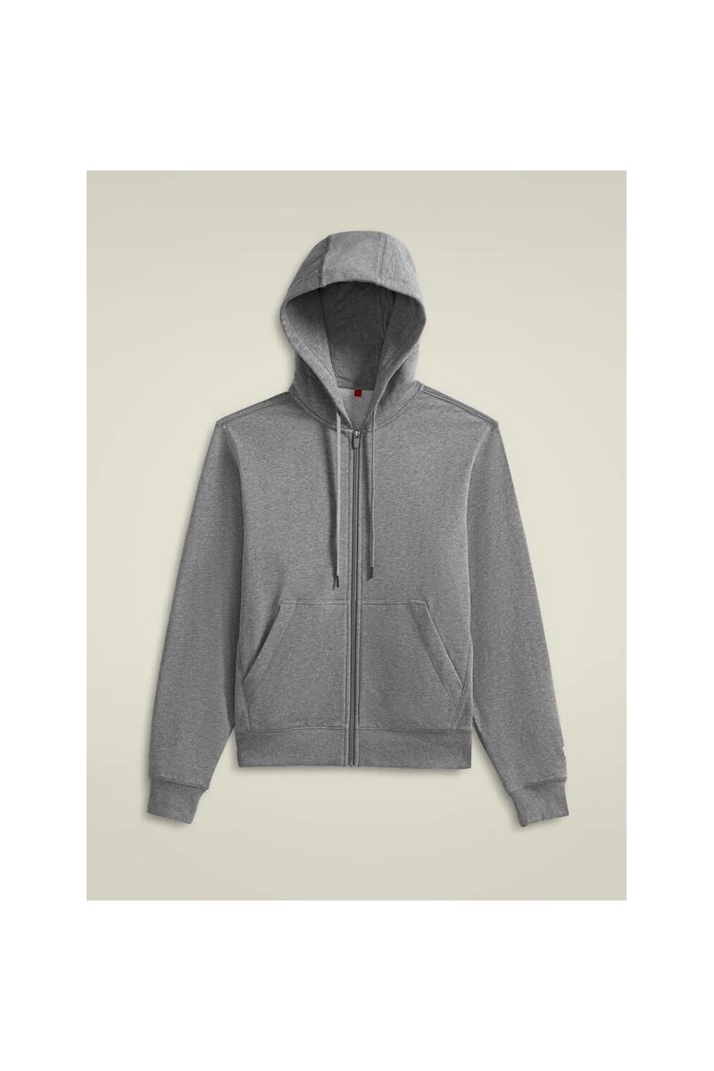 Sweat Wilson Team Zip Md Gry Hthr - Ecosport Tennis, Padel, Running