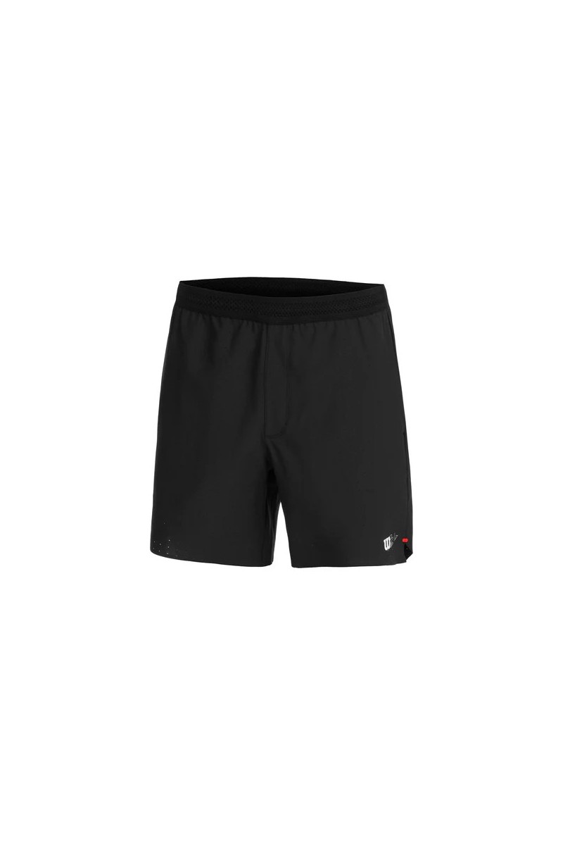 Short Wilson Tournament Pro  7   Black - Ecosport Tennis, Padel, Running