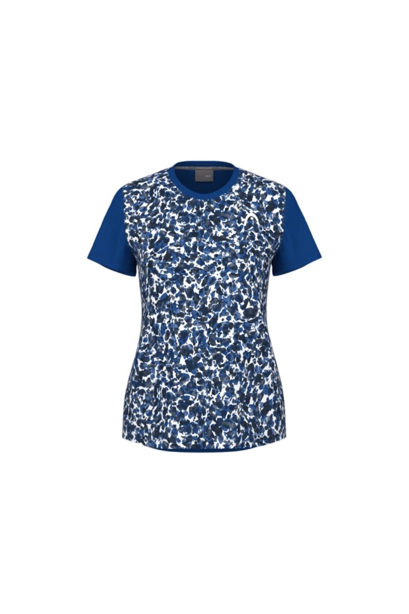 Tee Shirt  Head Tie Break Ii  Women 814654 Dark Blue/Print Vision - Ecosport votre boutique pour vos achats Tennis, Padel et Run