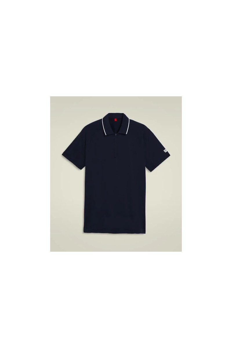 Polo Wilson Men Team Seamless 2.0 Cl Navy - Ecosport Tennis, Padel, Running