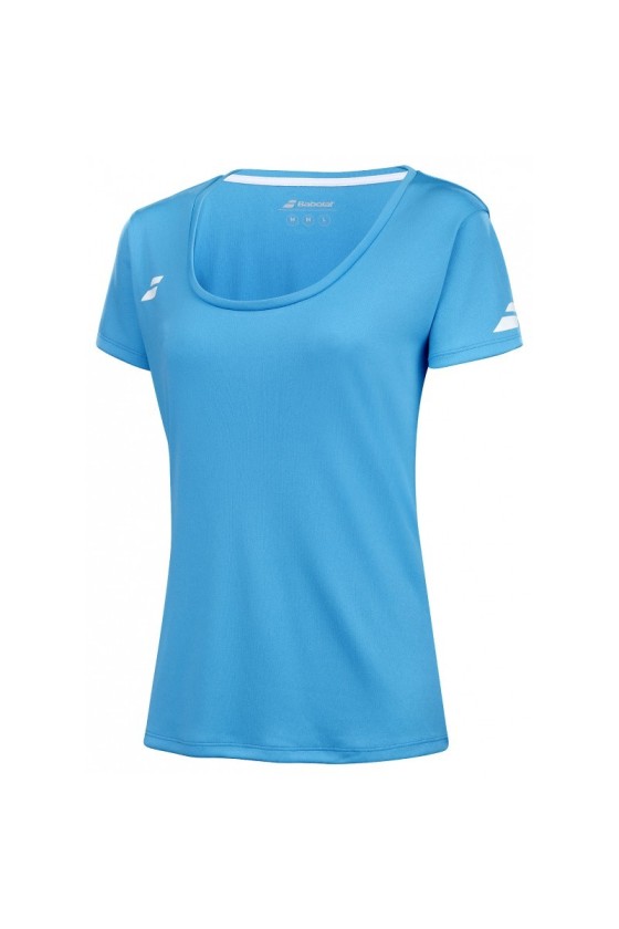 Babolat Play Cap Sleeve Top Women Cyan Blue