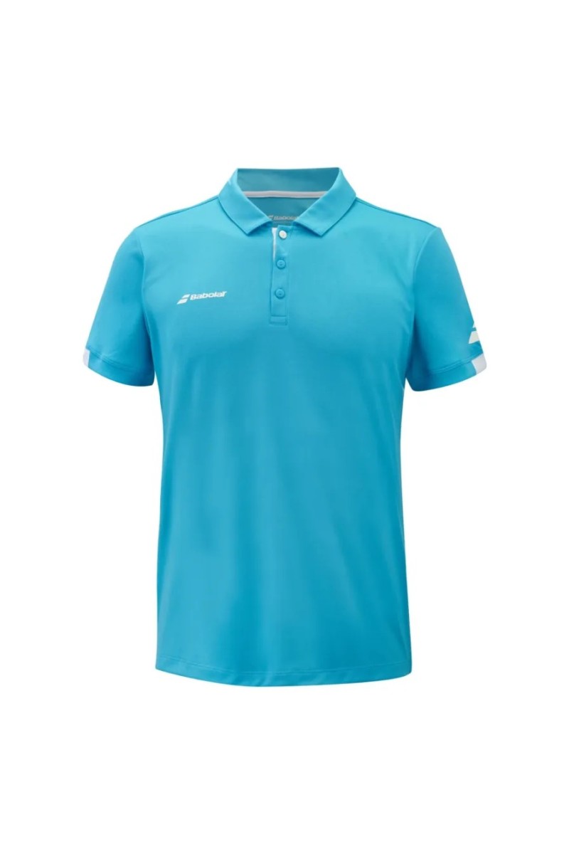 Polo Babolat Play  Men Cyan Blue - Ecosport Tennis, Padel, Running