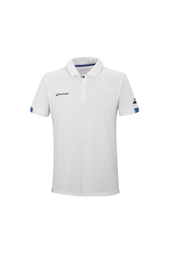 Polo Babolat Play Men White/White