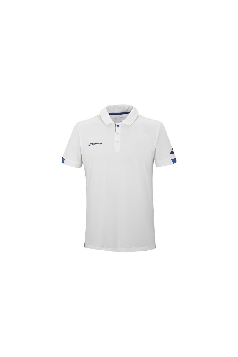 Polo Babolat Play  Men White/White - Ecosport Tennis, Padel, Running