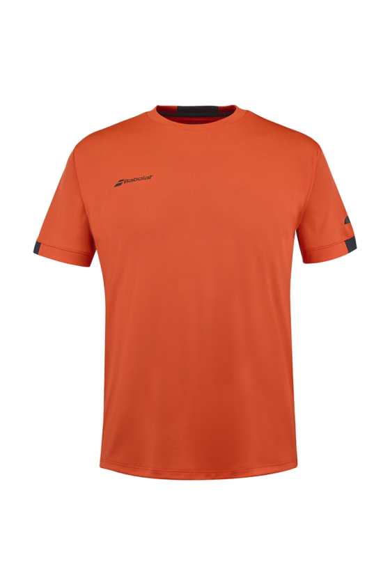 Tee Shirt Babolat Play Crew Neck Men Fiesta Red