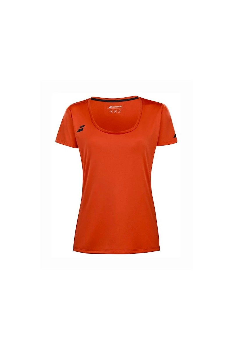 Babolat Play Cap Sleeve Top Girl Fiesta Red - Ecosport Tennis, Padel, Running