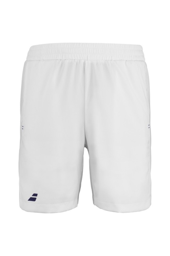 Short Babolat Play Boy White/White