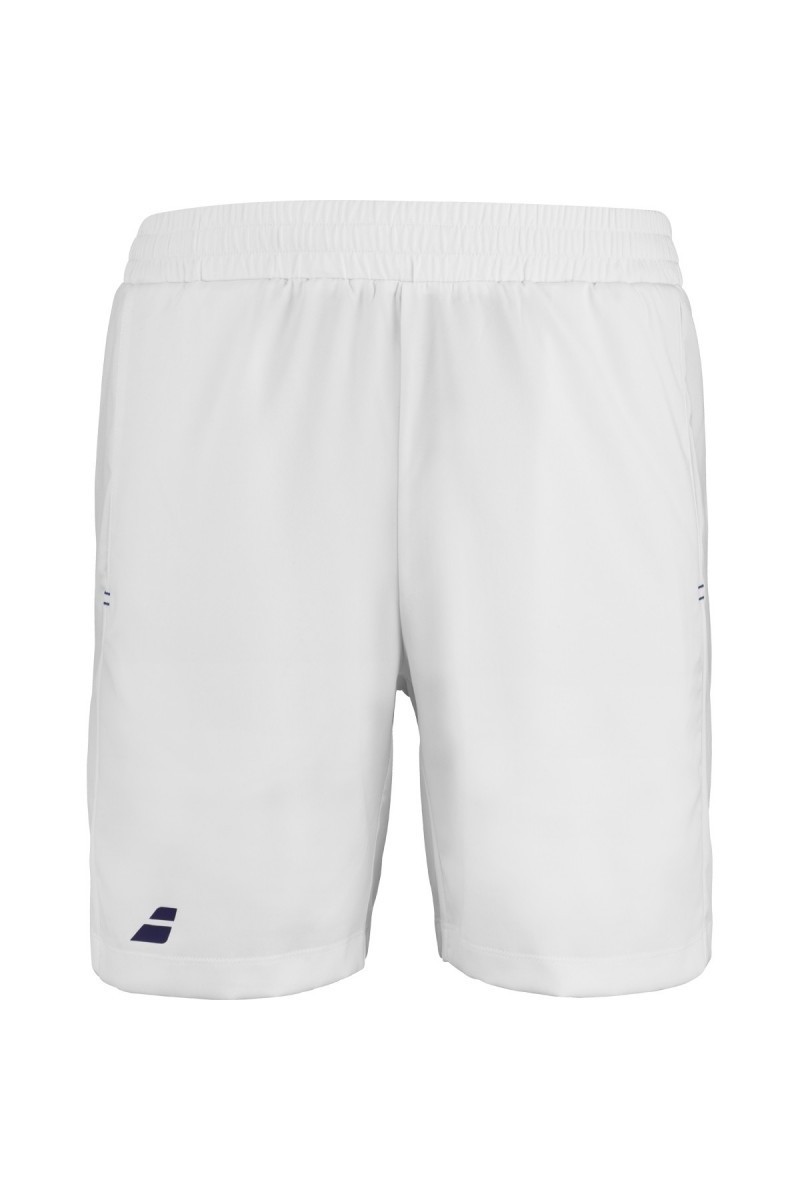 Short Babolat Play Boy White/White - Ecosport Tennis, Padel, Running