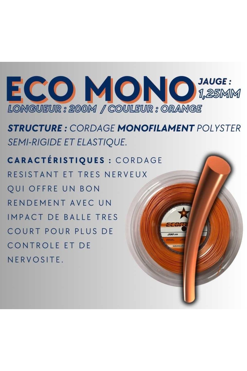 Cordage Ecosport Ecomono - Ecosport Tennis, Padel, Running