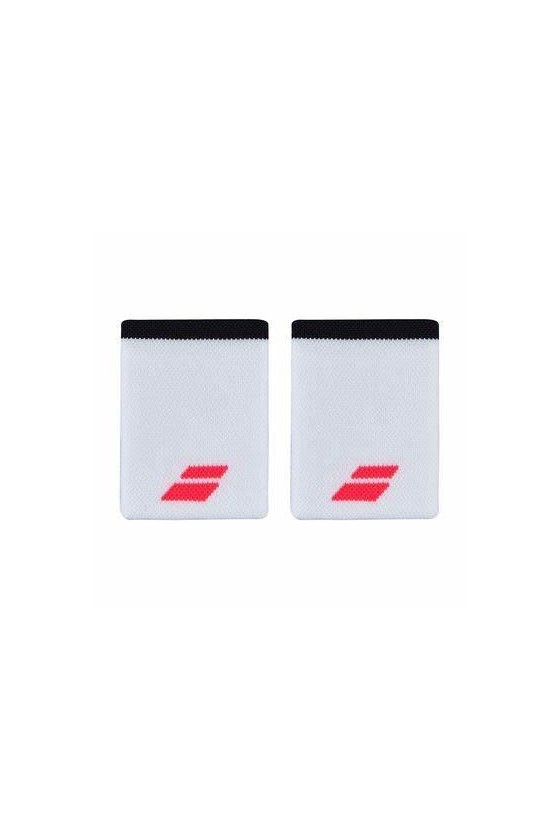 Poignet  Babolat Logo Jumbo White/Strike Red