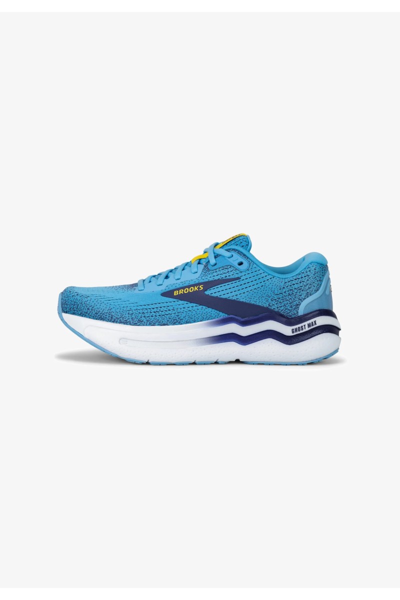 Chaussures Brooks Men Ghost Max 2 Bonnie Blue/Yellow