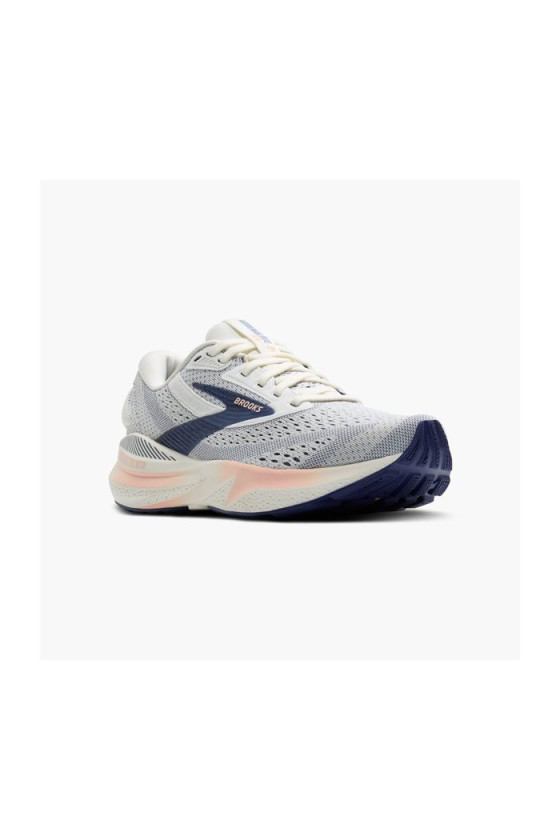 Chaussures Brooks Women Adrenaline Gts 24  Grey/Blue Ribbon/Peach
