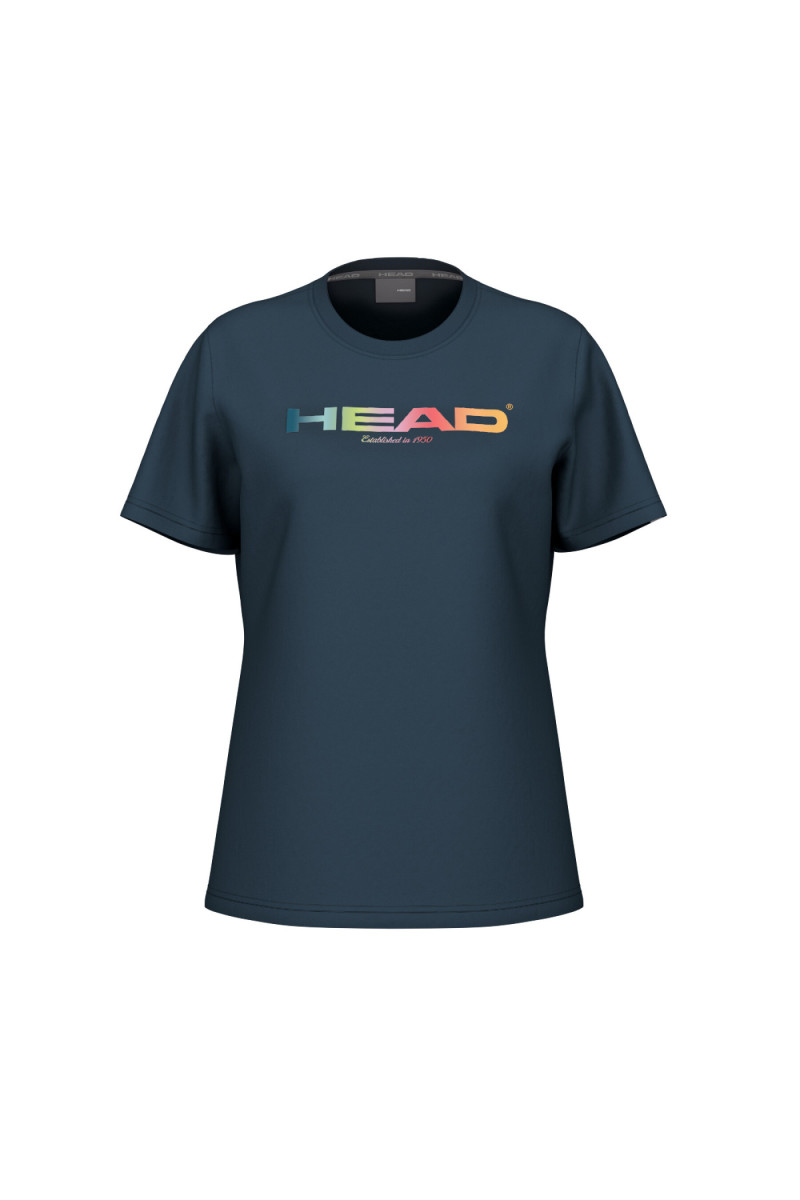 Tee Shirt  Head Rainbow Women 814445 Navy