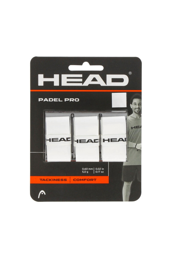 Surgrip Head Pro Overgrip Padel X 3 285111 White