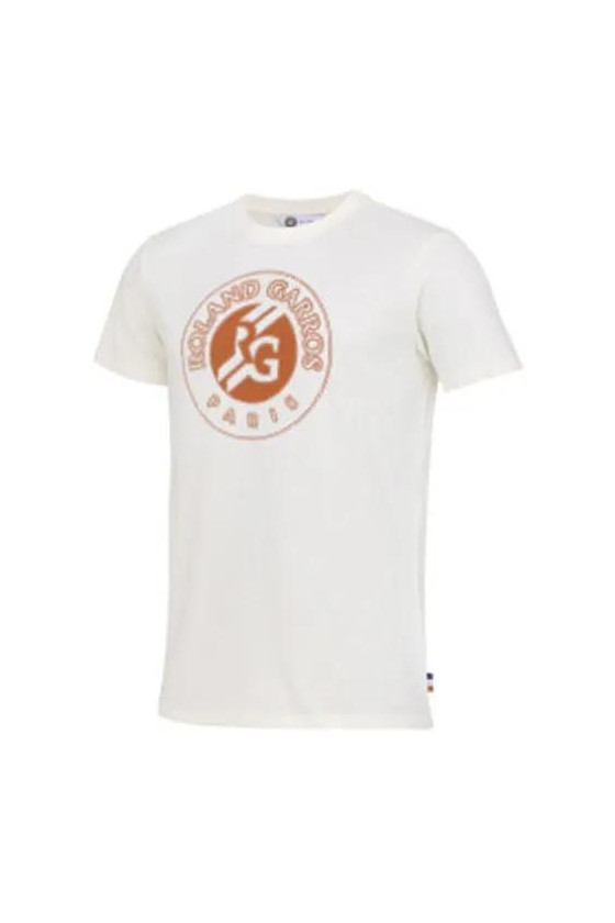 Tee shirt Roland Garros Big Logo Blanc – 30,00 € | Promo -25% : 22,50 €