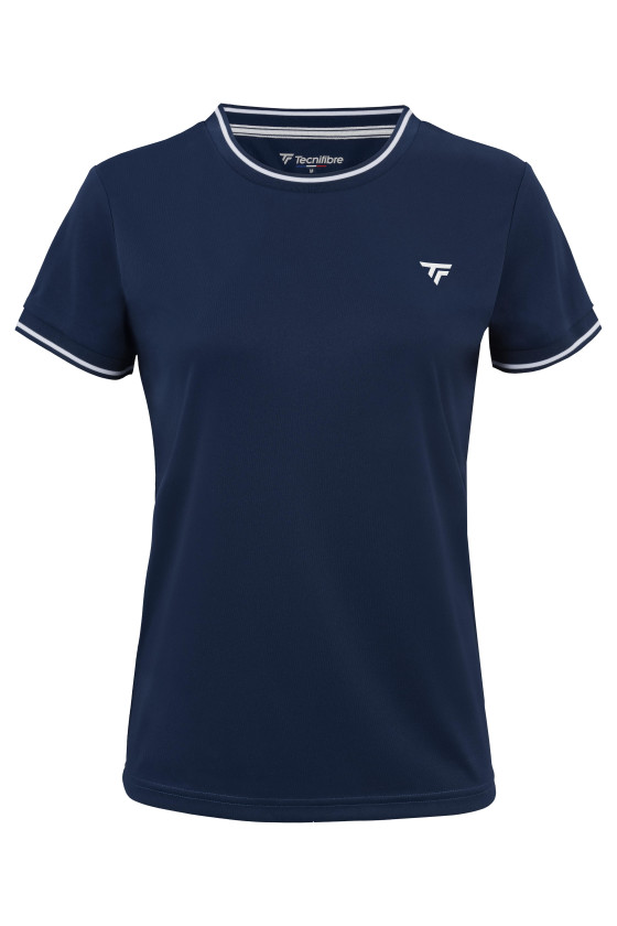 Tee shirt Tecnifibre Femme Team Tech Marine 22WTECMA6