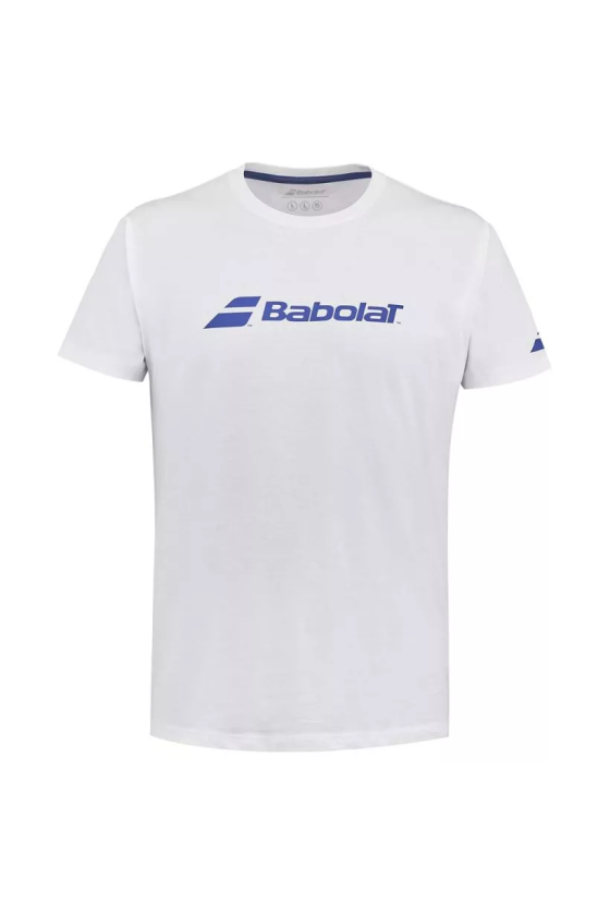 Tee shirt Babolat Exercise Boy white/white 4BP2441
