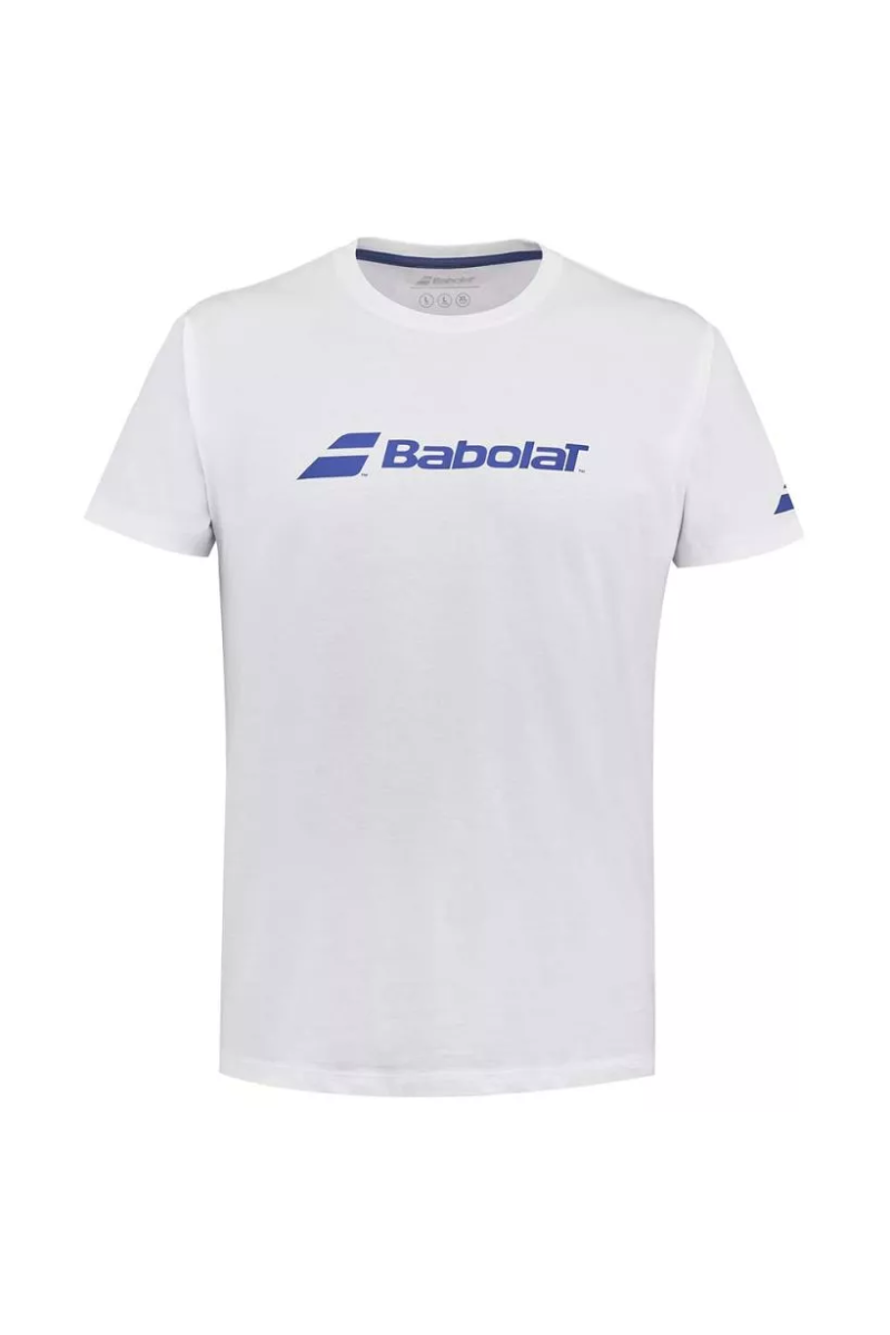 Tee shirt Babolat Exercise Boy white/white 4BP2441