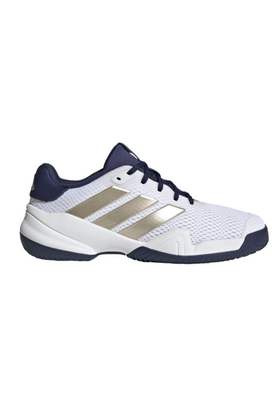 Chaussure Adidas Junior Barricade FTWR white/cyber met/ dark blue JR4448