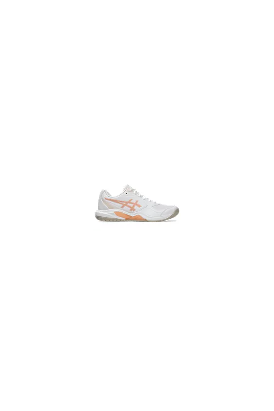 Chaussure Asics Femme Gel Dedicate 9 white/cantaloupe 1042A316-100