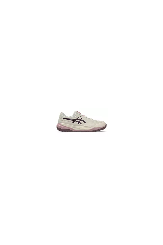 Chaussure Asics Junior Gel Resolution X GS Soft Oat/ Dark aubergine 1044A081-250