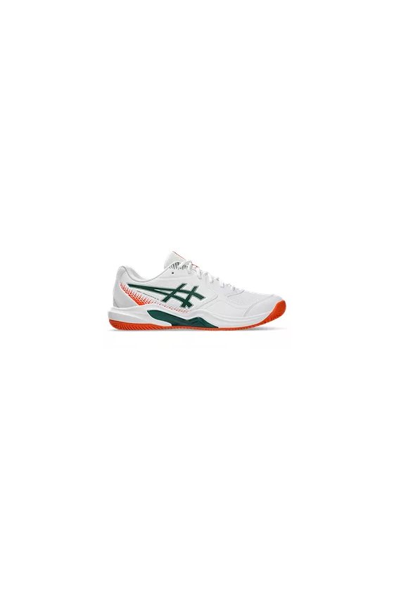 Chaussure Asics Homme Gel Dedicate 9 Padel white/jewel green 1041A546-100
