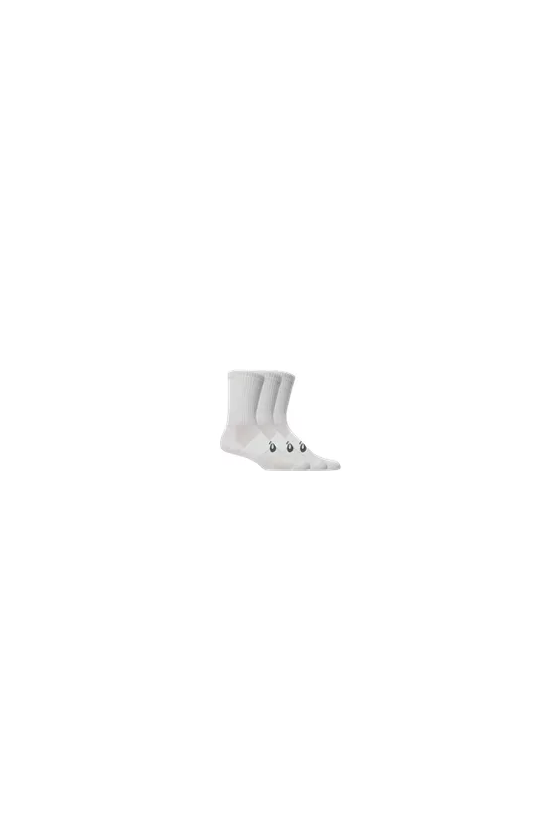 Chaussette Asics unisexe 3 pack crew sock brilliant white 3033C298-100