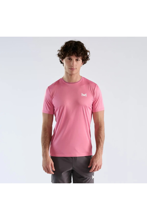 T-Shirt Mouratoglou Homme rose B2BMOURTS4