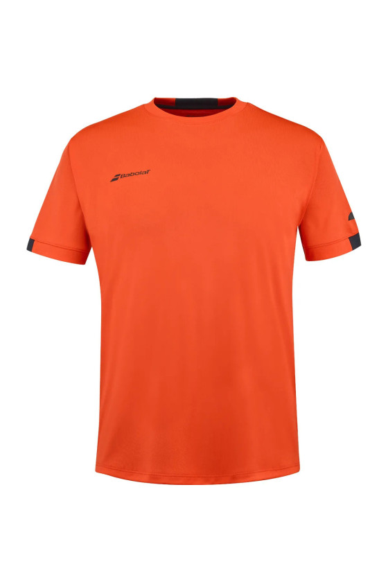 Tee shirt Homme Babolat Crew Neck orange/cream 6MF26013