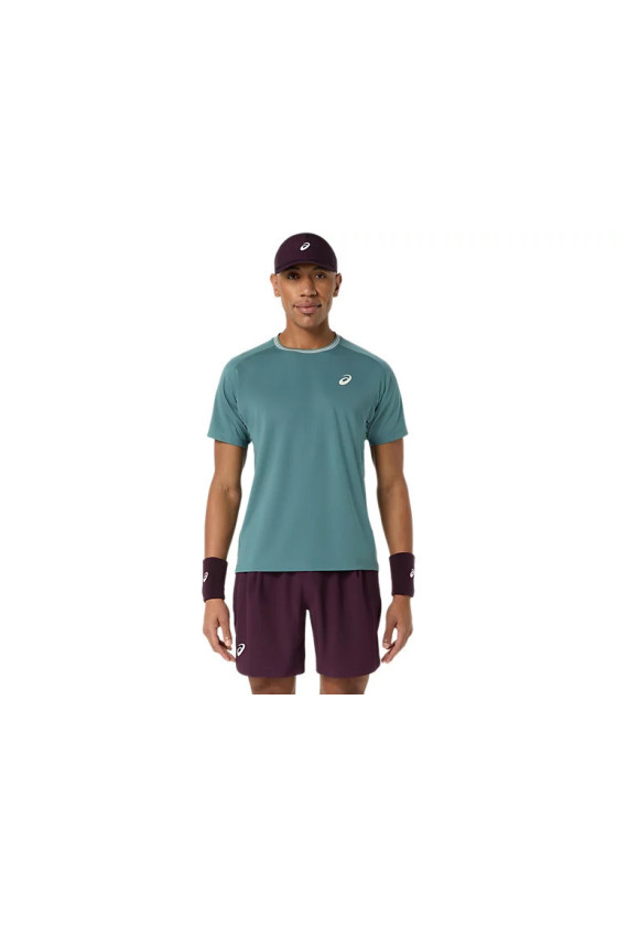 Tee shirt Asics Homme Game SS Foggy Teal 2041A379-401