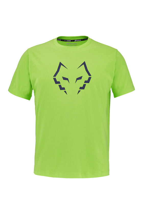 Cotton tee-shirt j.lebron Babolat green flash 6MF26442