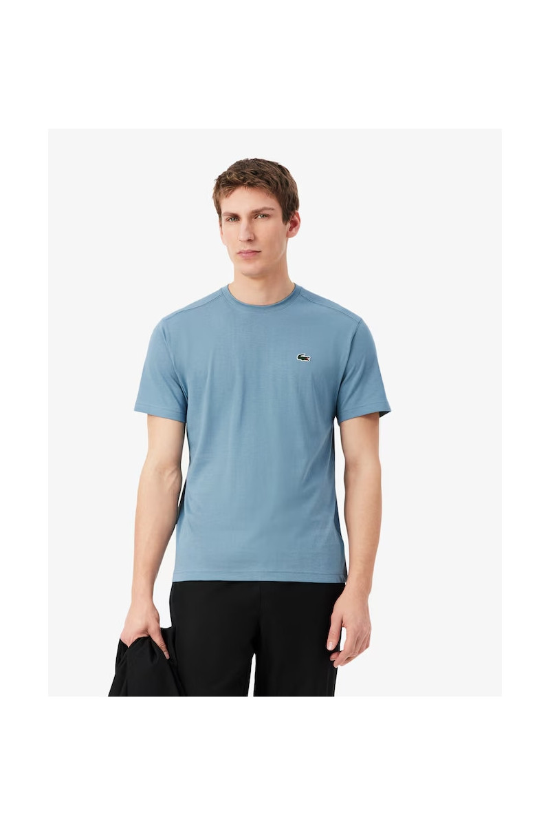 Tee-shirt aral blue homme lacoste TH7618_57I