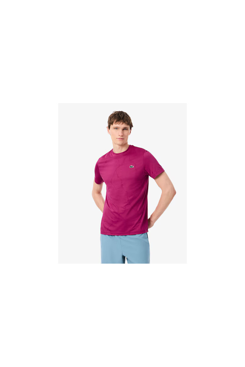 Tee-shirt lacoste homme rubine red TH6720-JBD