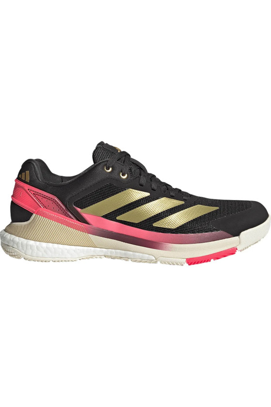 Chaussure Adidas Padel Homme Crazyquick boost core black/ gold met/ Solar turbo KJ1903