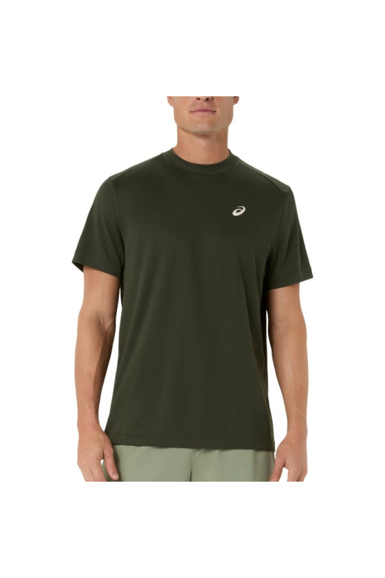 Tee shirt Asics Homme Court SS Top vintage khaki 2041A339-200